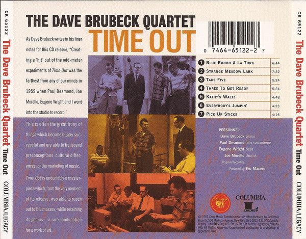Time Out - Brubeck, Dave Quartet