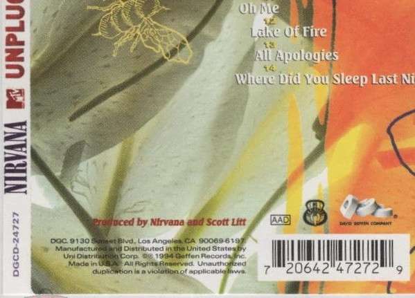 Unplugged in New York - Nirvana [CD]