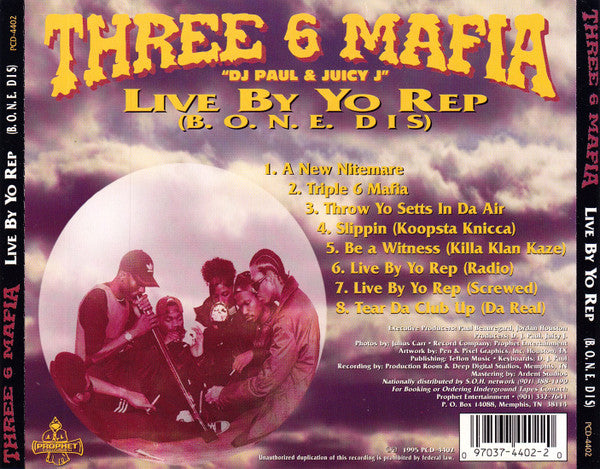 Live By Yo Rep - Three 6 Mafia