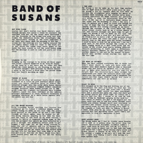 Hope Against Hope - Band Of Susans