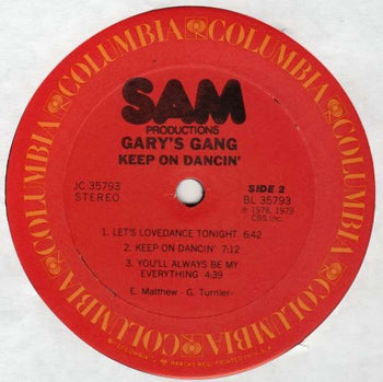 Keep On Dancin' - Gary's Gang