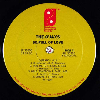 So Full Of Love - O'Jays