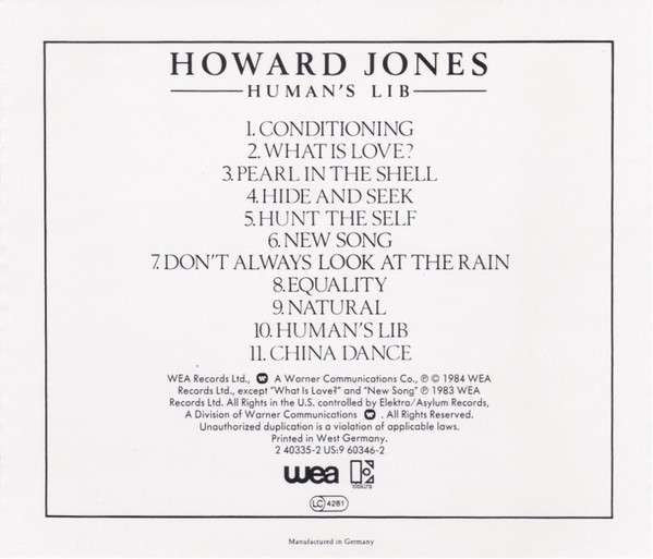 Human's Lib - Jones, Howard