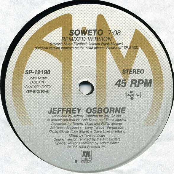 Soweto (Remixed Version) - Osborne, Jeffrey