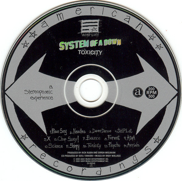 Toxicity - System Of A Down [CD]