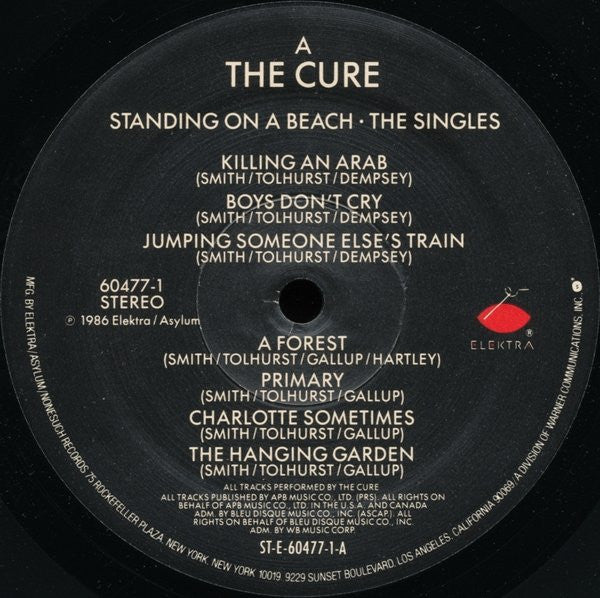 Standing On A Beach • The Singles - Cure, The