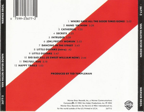 Diver Down - Van Halen