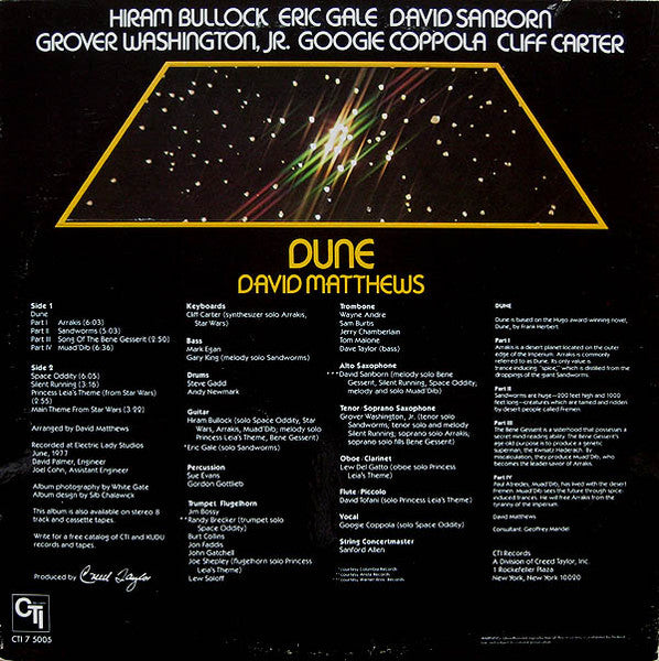 Dune - Matthews, Dave