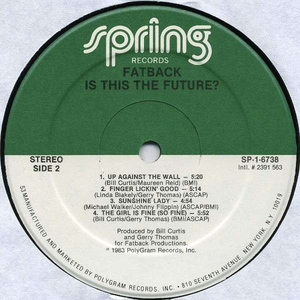 Is This The Future? - Fatback Band