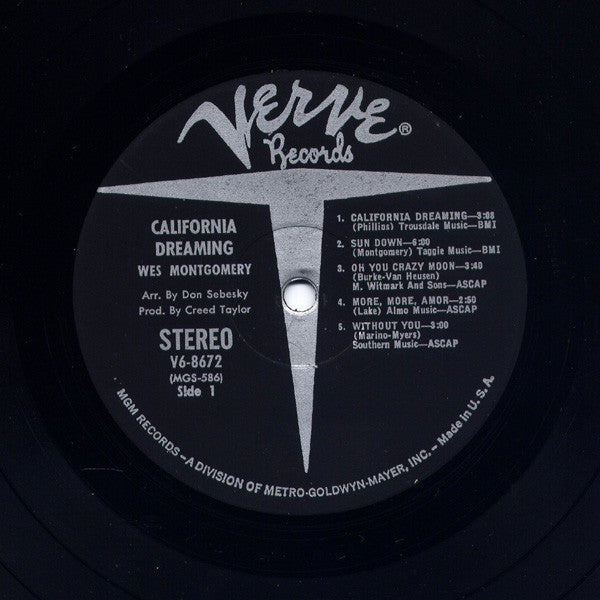 California Dreaming - Montgomery, Wes