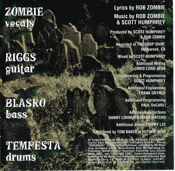 Hellbilly Deluxe - Rob Zombie [CD]