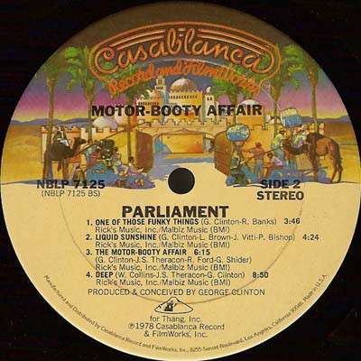 Motor Booty Affair - Parliament