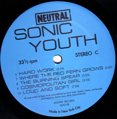 Sonic Youth - Sonic Youth
