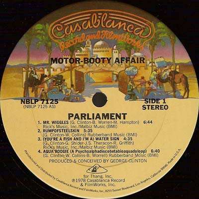 Motor Booty Affair - Parliament