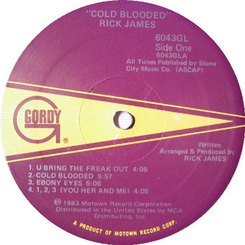 Cold Blooded - James, Rick