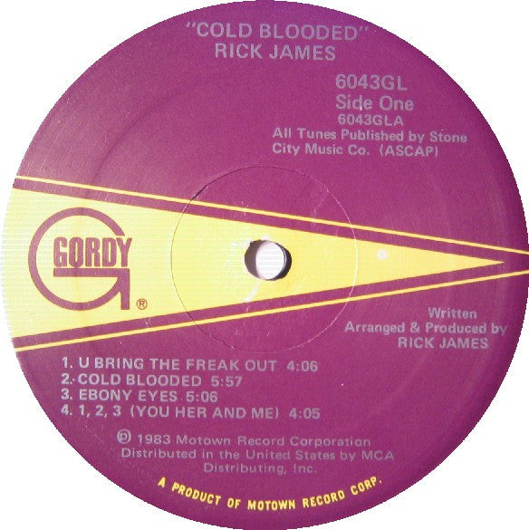 Cold Blooded - James, Rick