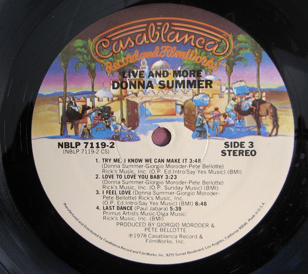 Live And More - Summer, Donna