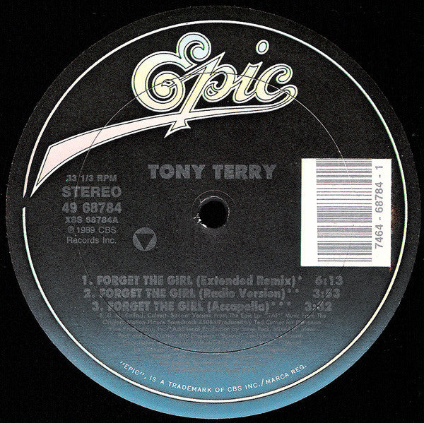 Forget The Girl - Terry, Tony