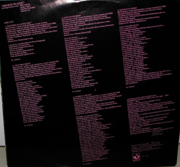 Drastic Plastic - Be-Bop Deluxe
