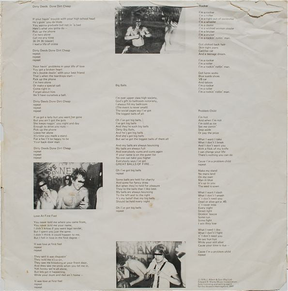 Dirty Deeds Done Dirt Cheap - AC / DC