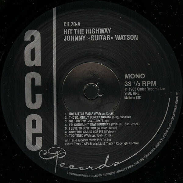 Hit The Highway - Watson, Johnny Guitar