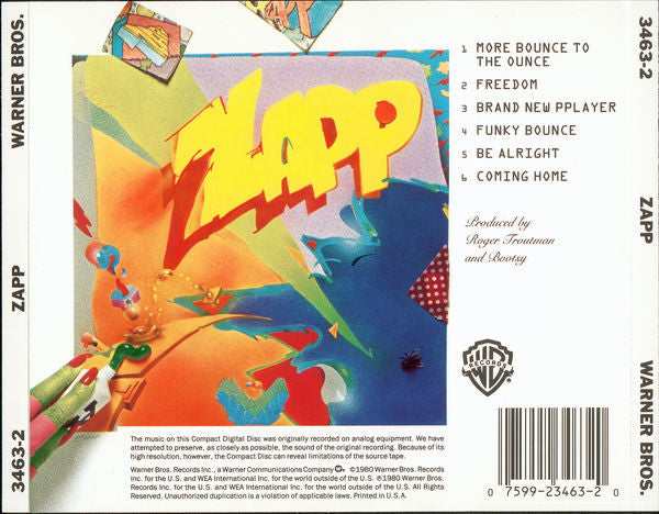 Zapp - Zapp [CD]