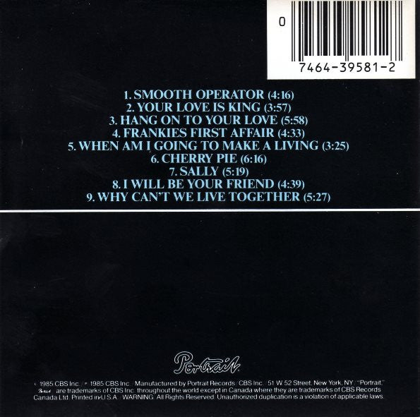 Diamond Life - Sade