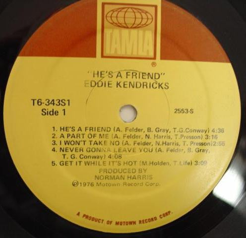 He's A Friend - Kendricks, Eddie