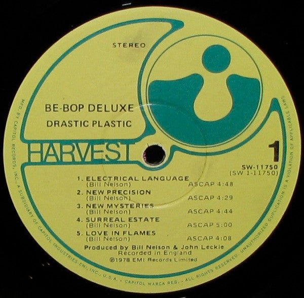 Drastic Plastic - Be-Bop Deluxe