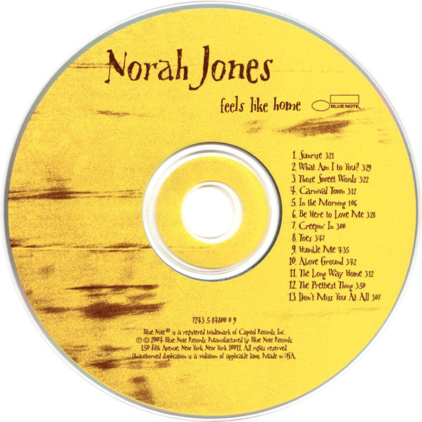 Feels Like Home - Jones, Norah