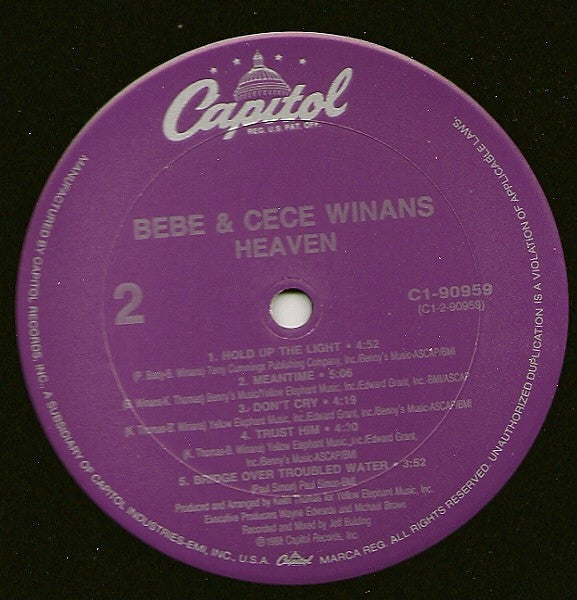Heaven - Winans, Bebe And Cece