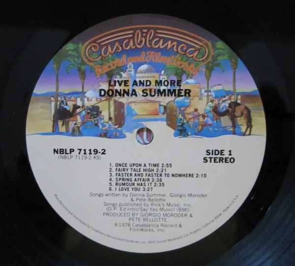 Live And More - Summer, Donna