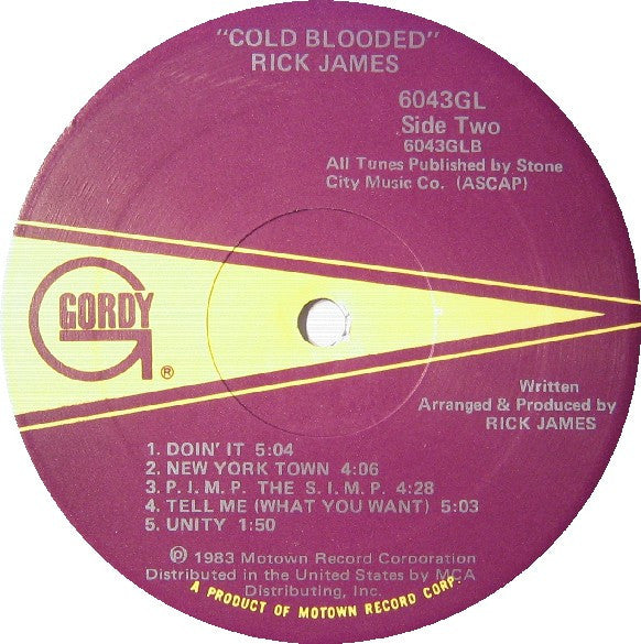 Cold Blooded - James, Rick