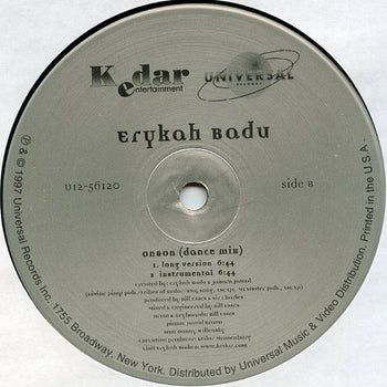 On & On (Dance Mix) - Badu, Erykah