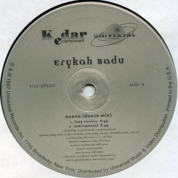 On & On (Dance Mix) - Badu, Erykah