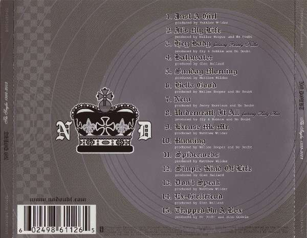 The Singles 1992-2003 - No Doubt [CD]