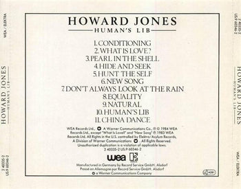 Human's Lib - Jones, Howard