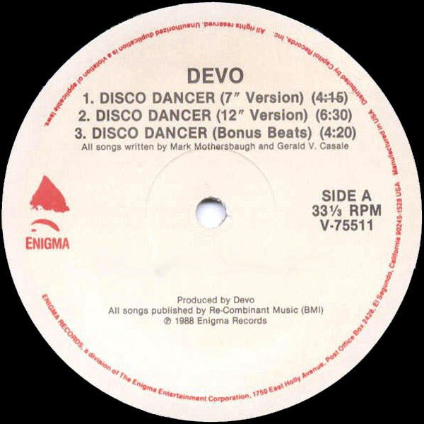 Disco Dancer - Devo