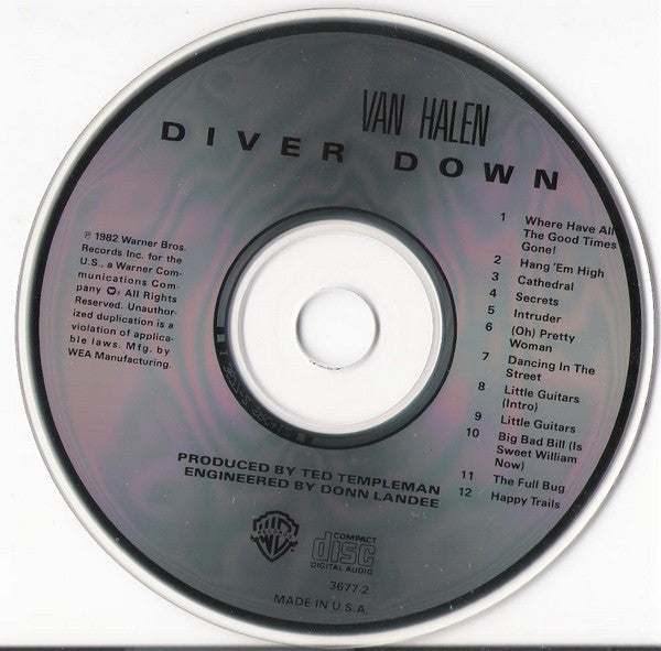 Diver Down - Van Halen