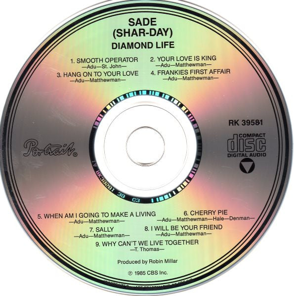 Diamond Life - Sade