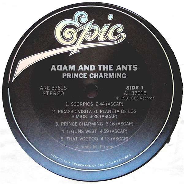 Prince Charming - Adam And The Ants