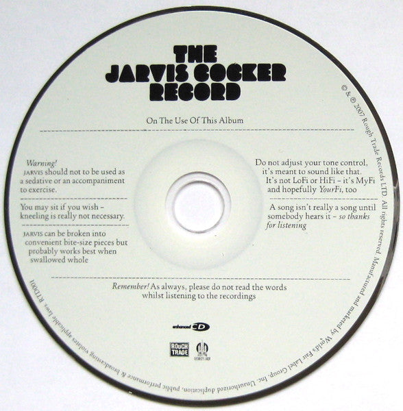 The Jarvis Cocker Record - Cocker, Jarvis