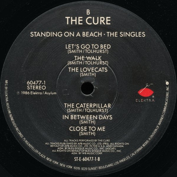 Standing On A Beach • The Singles - Cure, The