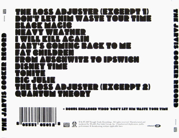 The Jarvis Cocker Record - Cocker, Jarvis