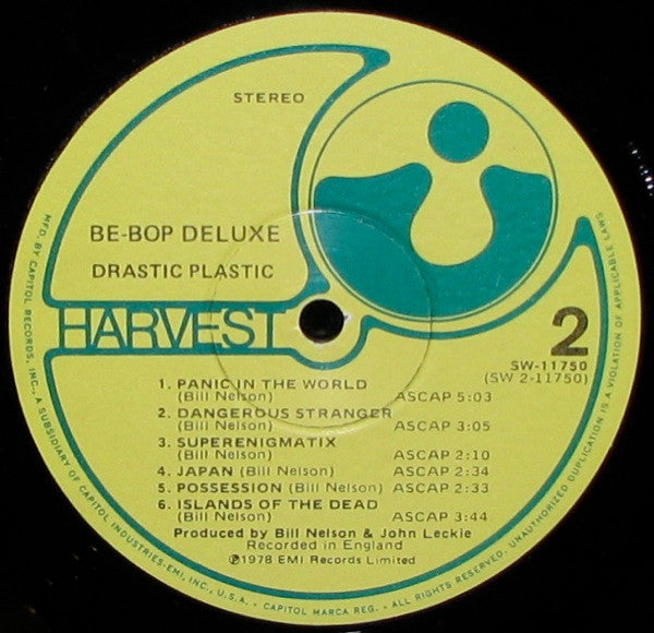 Drastic Plastic - Be-Bop Deluxe