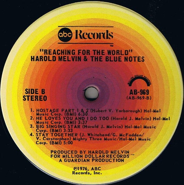Reaching For The World - Melvin, Harold & The Blue Notes