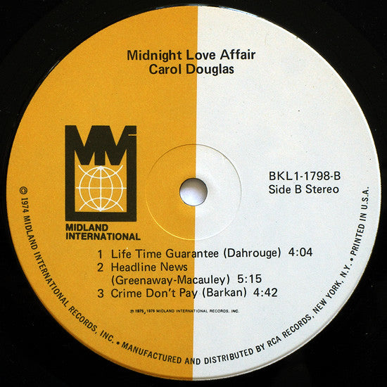 Midnight Love Affair - Douglas, Carol