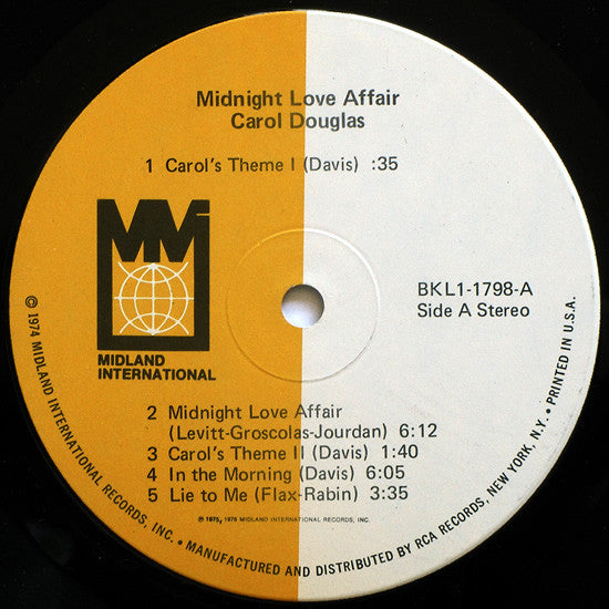 Midnight Love Affair - Douglas, Carol