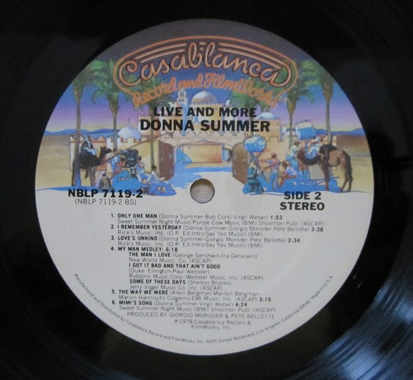 Live And More - Summer, Donna
