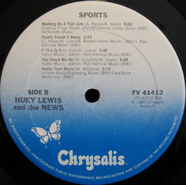 Sports - Lewis, Huey & The News
